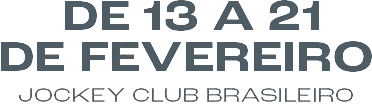 De 13 a 21 de fevereiro — Jockey Club Brasileiro